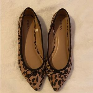EUC Leopard Print Flats